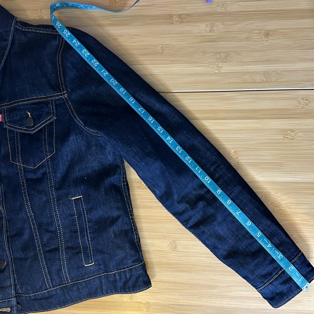 Levi's Denim Puffy Jean Jacket - Picture 6 of 8